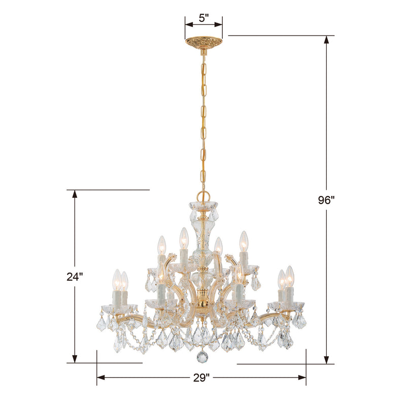 Maria Theresa Swag Chandelier
