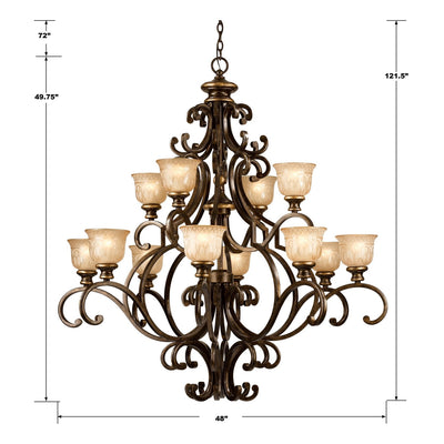 Norwalk 2 Tier Chandelier