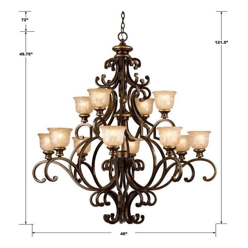 Norwalk 2 Tier Chandelier