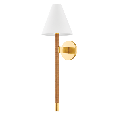 Hudson Valley - 6623-AGB - One Light Wall Sconce - Watkins - Aged Brass