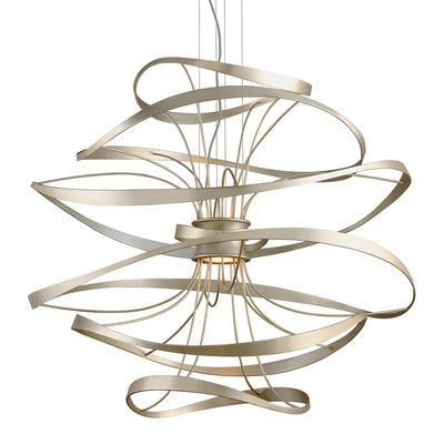 Corbett Lighting - 213-44-SL/SS - LED Chandelier - Calligraphy - Silver Leaf