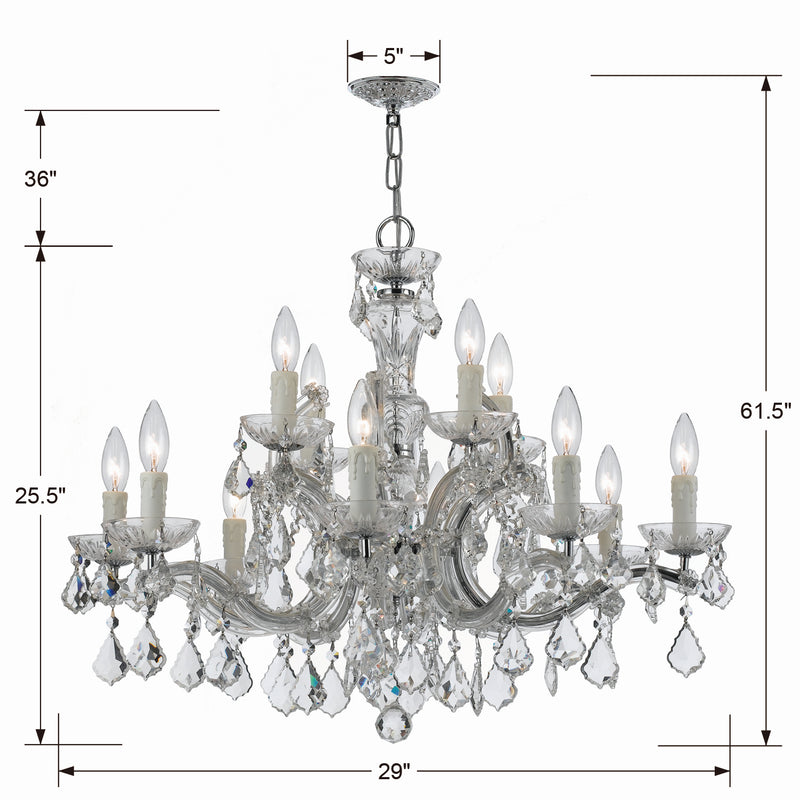 Maria 2 Tier Theresa Chandelier