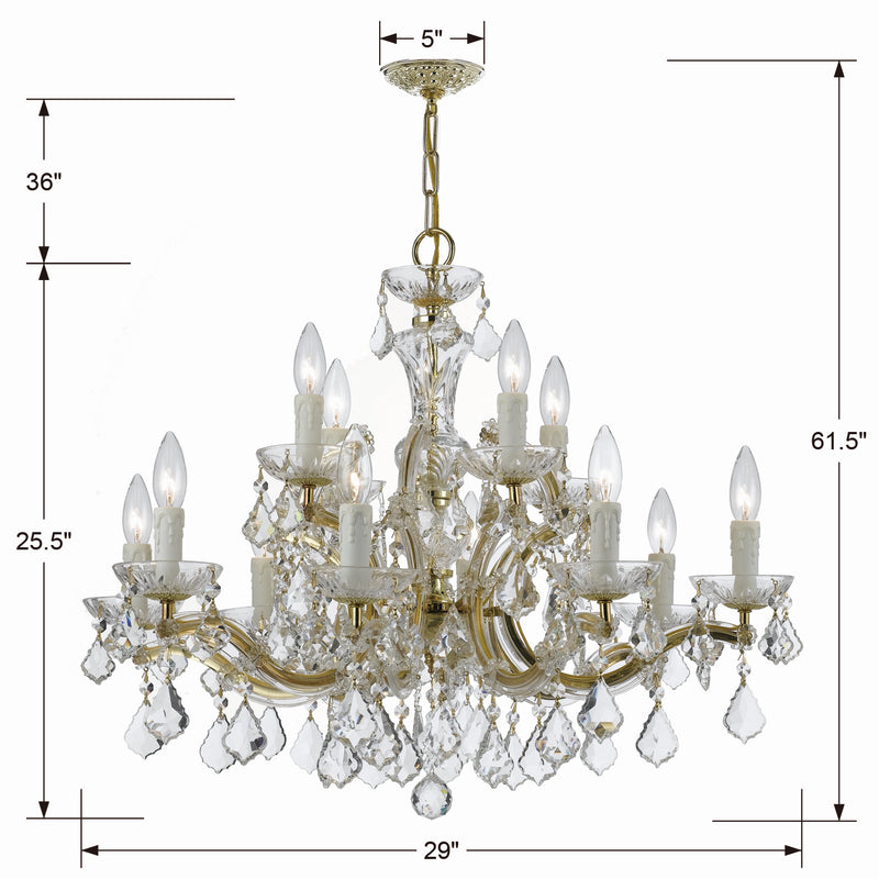 Maria 2 Tier Theresa Chandelier