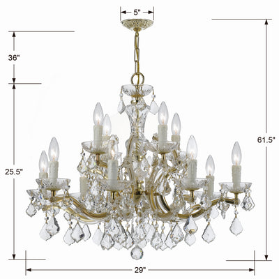 Maria 2 Tier Theresa Chandelier