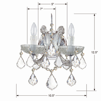 Maria Theresa Two Cup Sconce