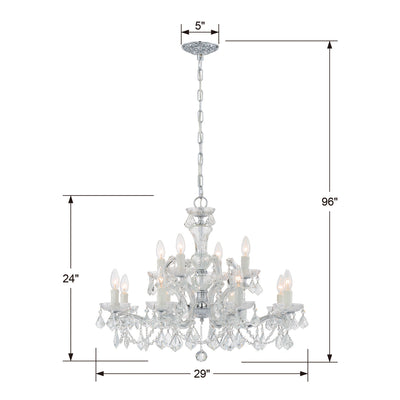 Maria Theresa Swag Chandelier