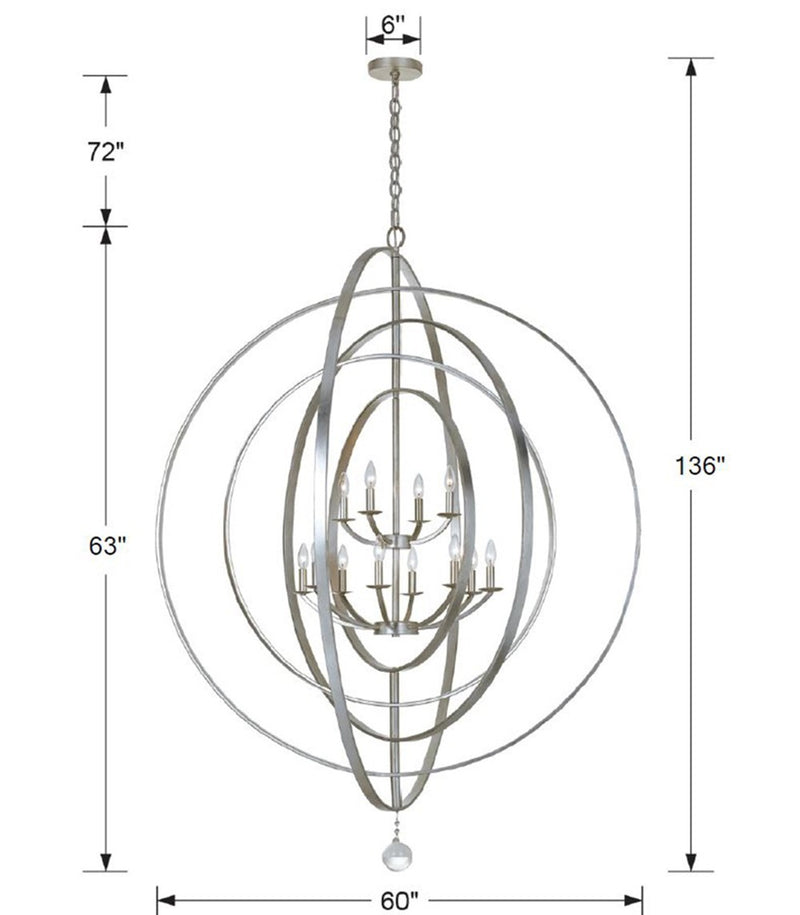 Luna Orb Chandelier
