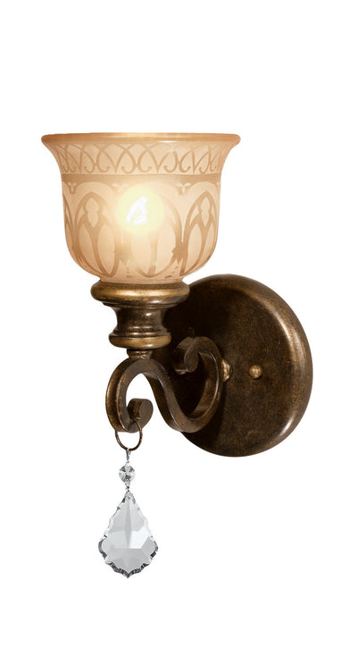 Crystorama - 7501-BU-CL-MWP - One Light Wall Mount - Norwalk - Bronze Umber