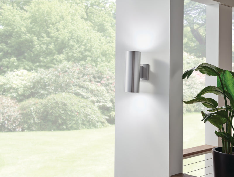 Cylinder Incandescent Up/Downlight Wall Light