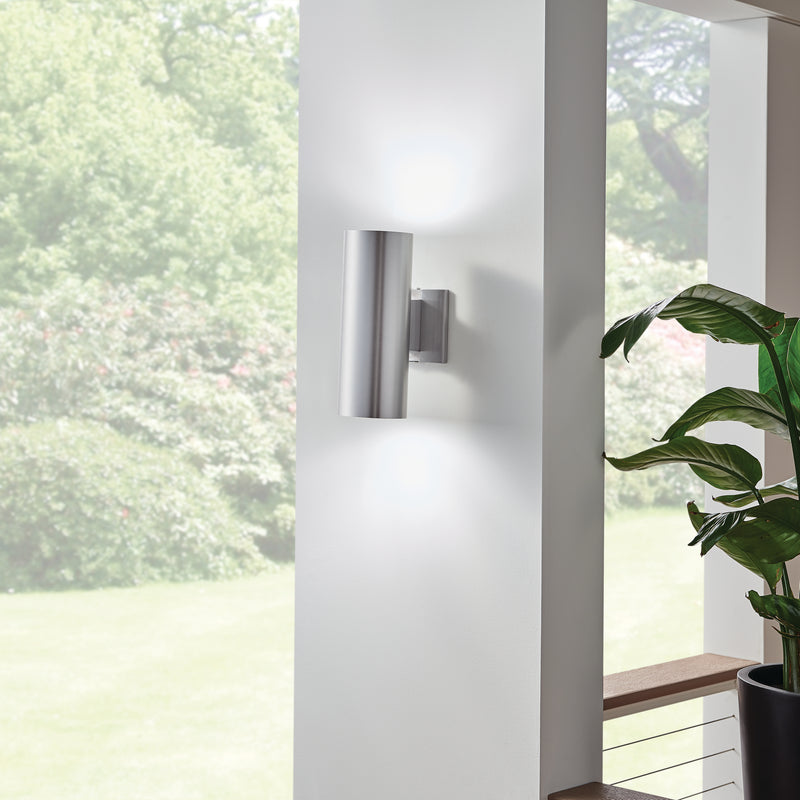 Cylinder Incandescent Up/Downlight Wall Light