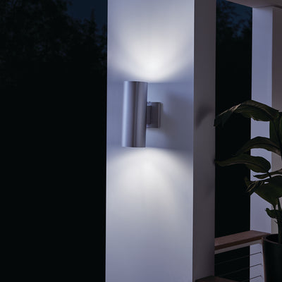 Cylinder Incandescent Up/Downlight Wall Light