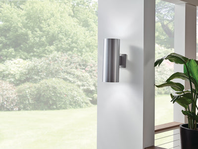 Cylinder Incandescent Up/Downlight Wall Light