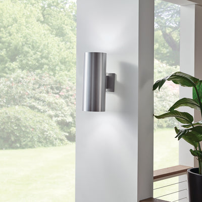 Cylinder Incandescent Up/Downlight Wall Light