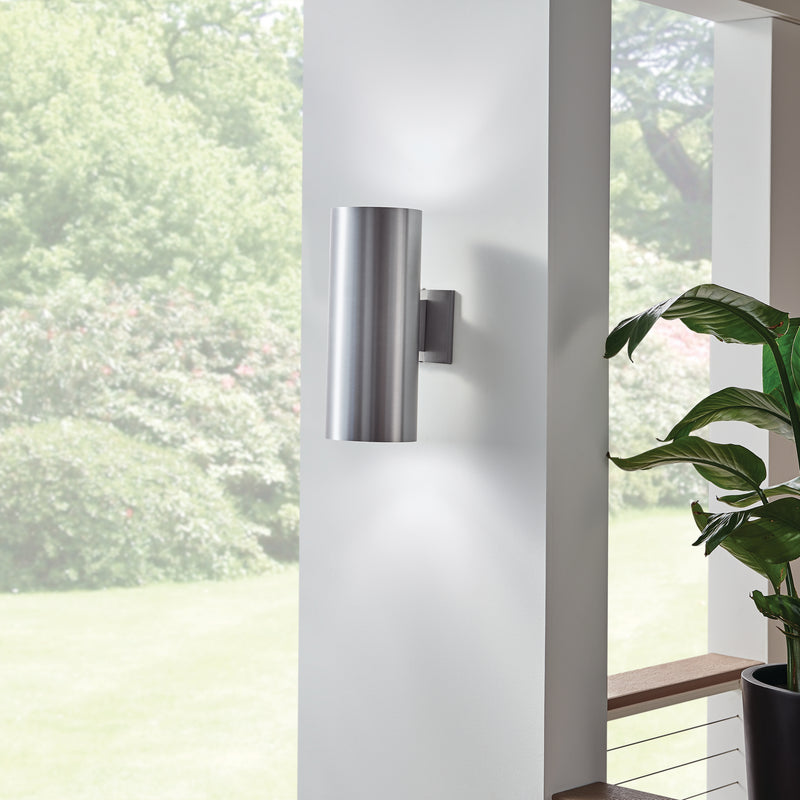 Cylinder Incandescent Up/Downlight Wall Light