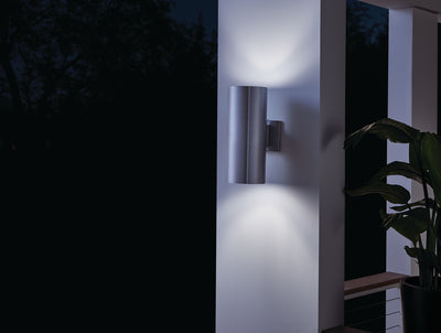 Cylinder Incandescent Up/Downlight Wall Light
