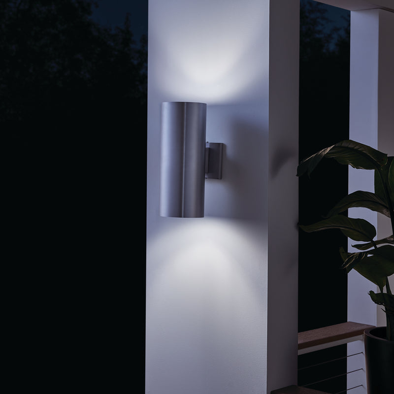 Cylinder Incandescent Up/Downlight Wall Light