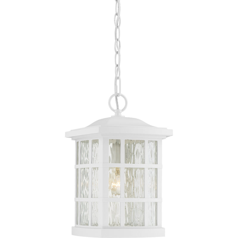 Quoizel - SNN1909W - One Light Outdoor Hanging Lantern - Stonington - Matte White