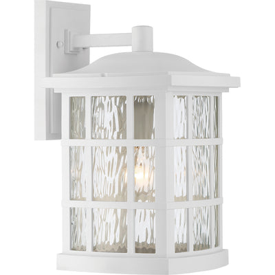 Quoizel - SNN8409W - One Light Outdoor Wall Lantern - Stonington - Matte White