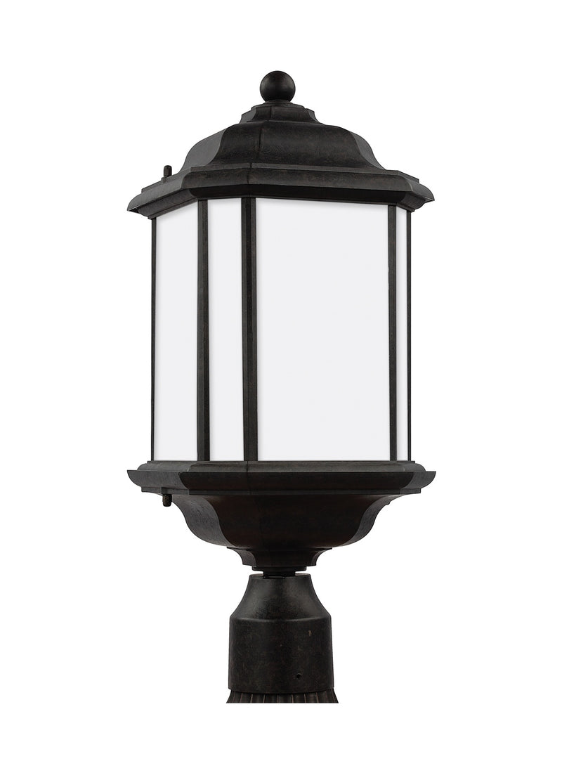 Generation Lighting. - 82529-746 - One Light Outdoor Post Lantern - Kent - Oxford Bronze