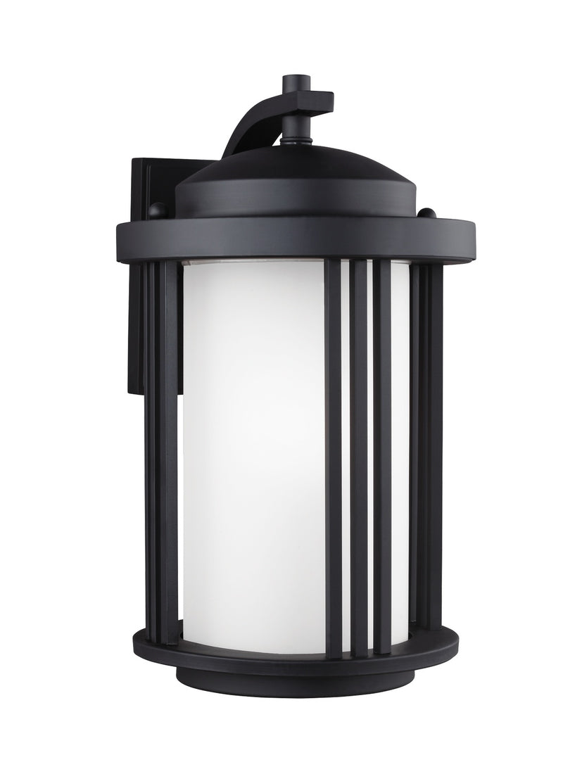 Generation Lighting. - 8747901-12 - One Light Outdoor Wall Lantern - Crowell - Black