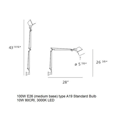 Tolomeo Mini Wall Light