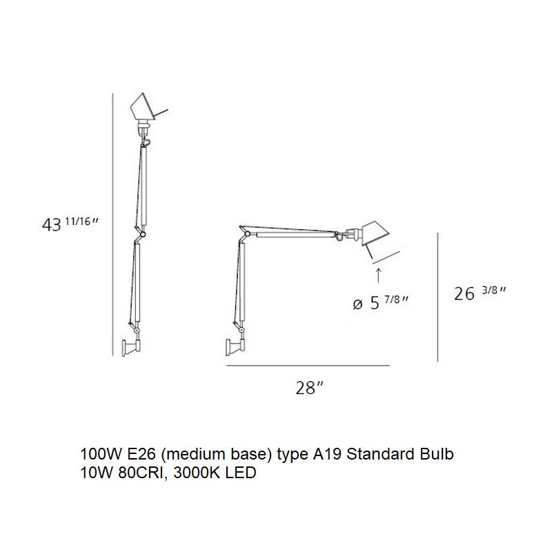 Tolomeo Mini Wall Light