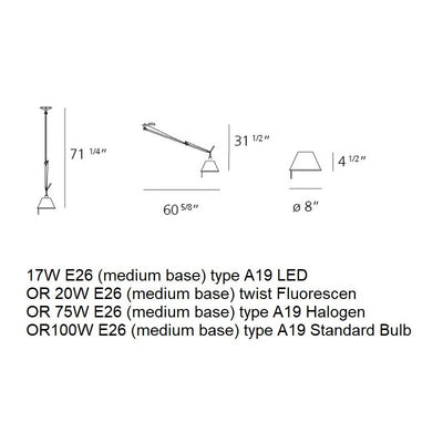 Tolomeo Off Center Suspension