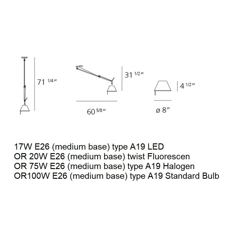 Tolomeo Off Center Suspension
