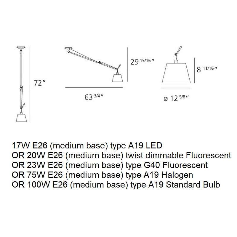 Tolomeo Off Center Suspension