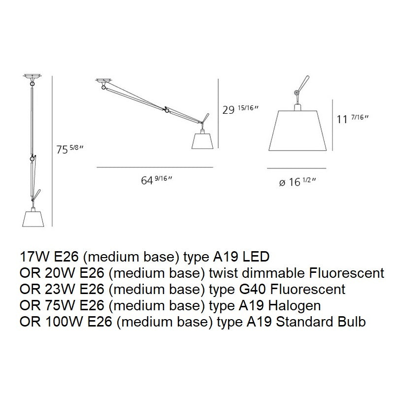 Tolomeo Off Center Suspension