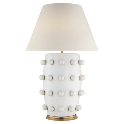Visual Comfort Signature - KW 3032PW-L - One Light Table Lamp - Linden - Plaster White