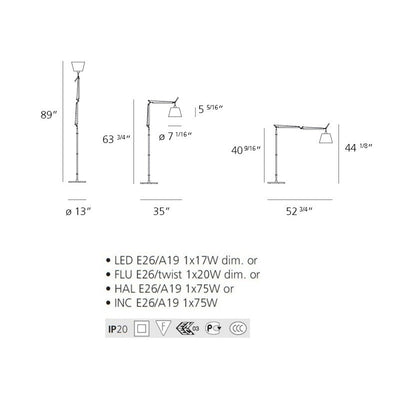 Tolomeo Shade Floor Lamp