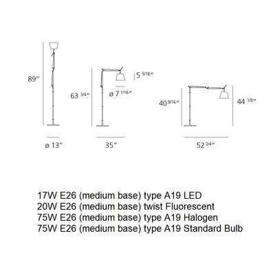Tolomeo Shade Floor Lamp