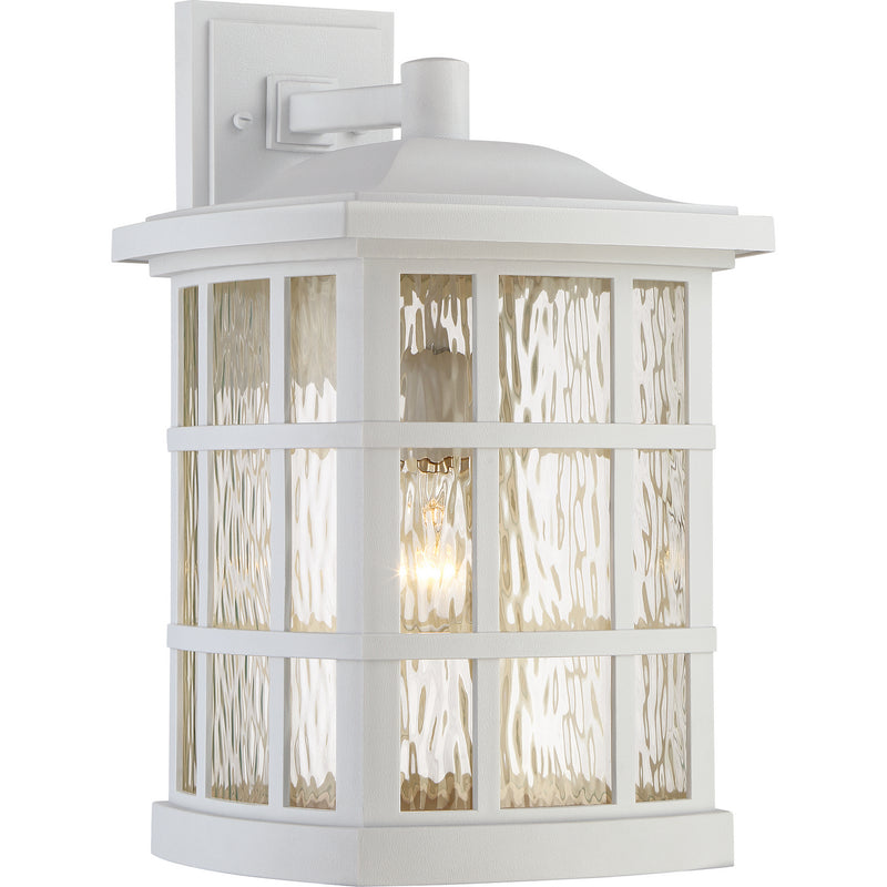 Quoizel - SNN8411W - One Light Outdoor Wall Lantern - Stonington - Matte White