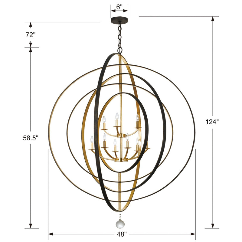 Luna Orb Chandelier