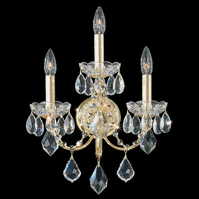 Schonbek - 1703-211 - Three Light Wall Sconce - Century - Gold