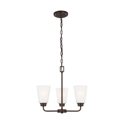 Generation Lighting - 3115203EN3-710 - Three Light Chandelier - Kerrville - Bronze