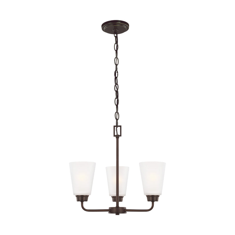 Generation Lighting - 3115203EN3-710 - Three Light Chandelier - Kerrville - Bronze