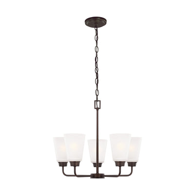 Generation Lighting - 3115205EN3-710 - Five Light Chandelier - Kerrville - Bronze