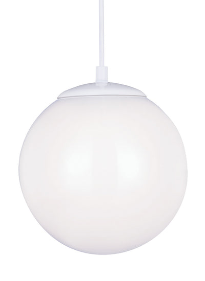 Visual Comfort Studio - 6020EN3-15 - One Light Pendant - Leo - Hanging Globe - White
