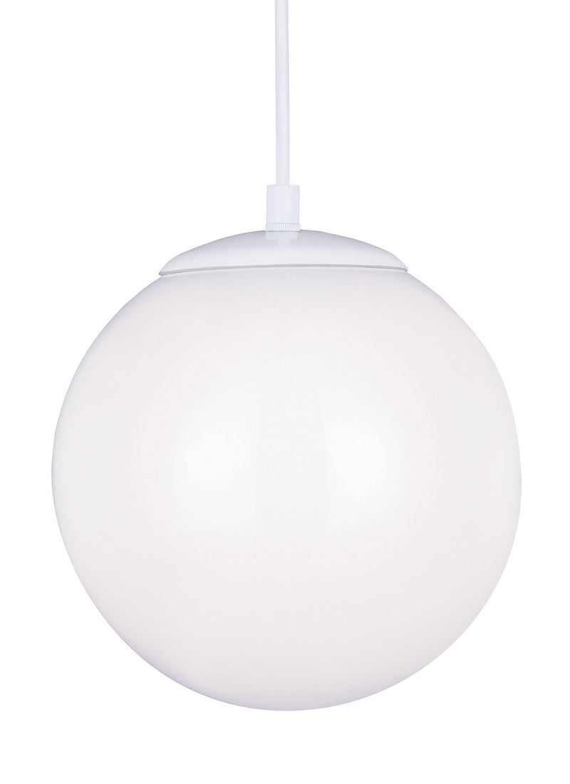 Visual Comfort Studio - 6020EN3-15 - One Light Pendant - Leo - Hanging Globe - White