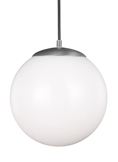 Visual Comfort Studio - 6022EN3-04 - One Light Pendant - Leo - Hanging Globe - Satin Aluminum