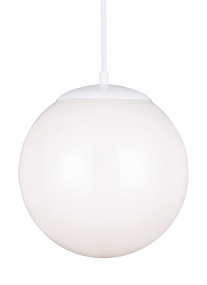 Visual Comfort Studio - 6022EN3-15 - One Light Pendant - Leo - Hanging Globe - White