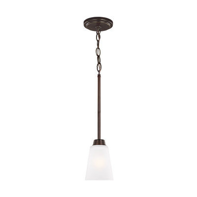 Generation Lighting - 6115201EN3-710 - One Light Mini-Pendant - Kerrville - Bronze