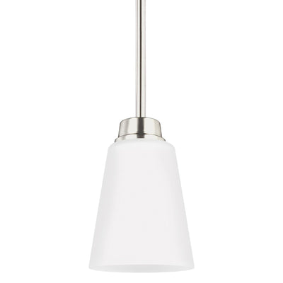 Generation Lighting - 6115201EN3-962 - One Light Mini-Pendant - Kerrville - Brushed Nickel