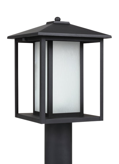 Generation Lighting. - 89129-12 - One Light Outdoor Post Lantern - Hunnington - Black