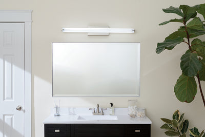 Round Linear Bathroom Vanity Light