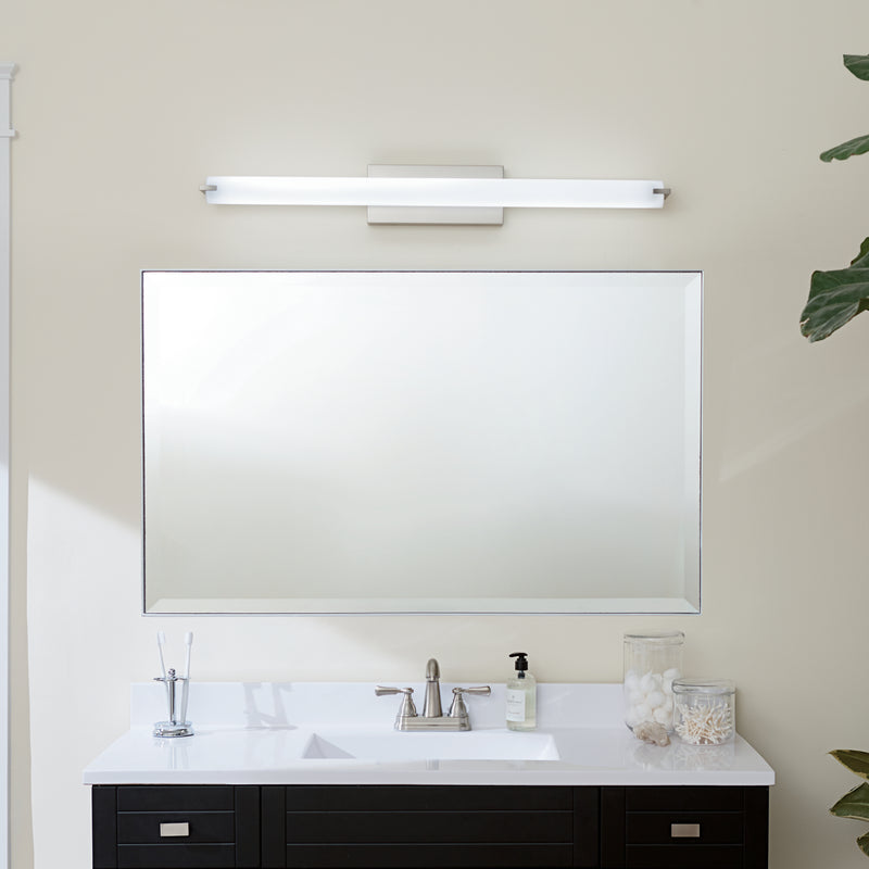 Round Linear Bathroom Vanity Light