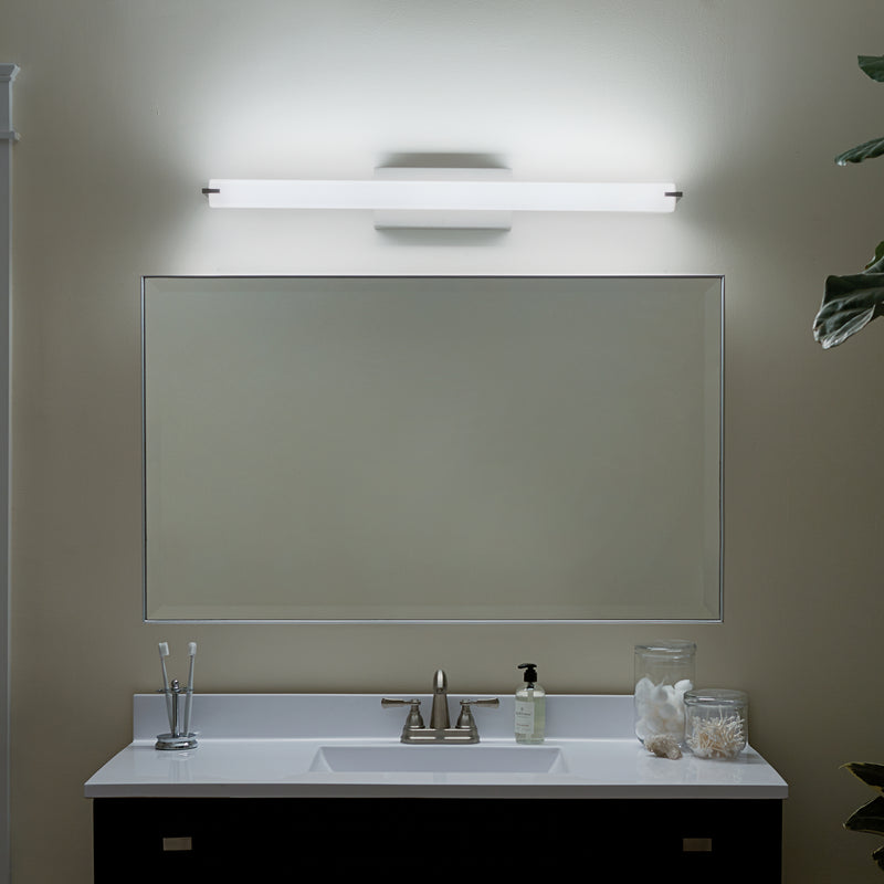 Round Linear Bathroom Vanity Light