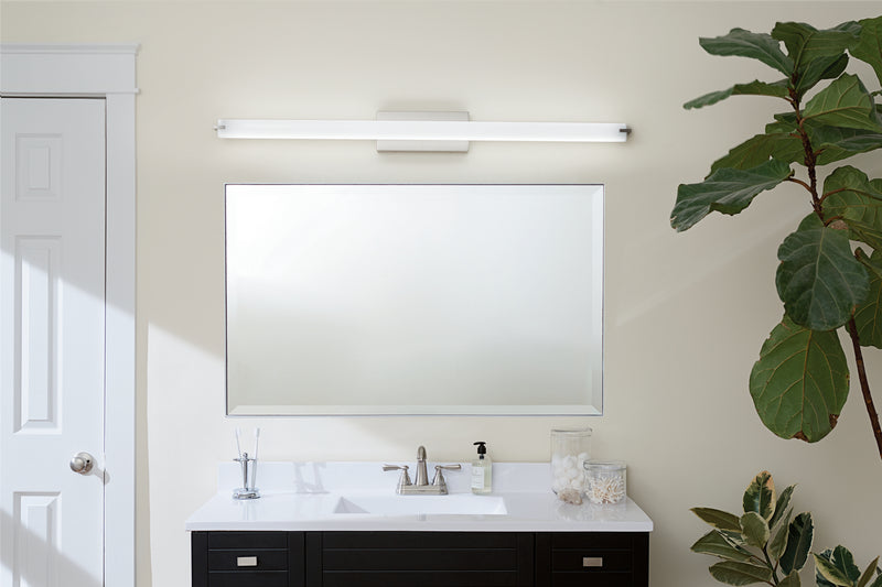 Round Linear Bathroom Vanity Light
